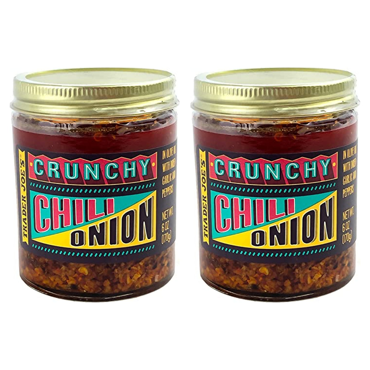 Trader Joe's | Crunchy Chili Onion | 6 oz 2-Pack