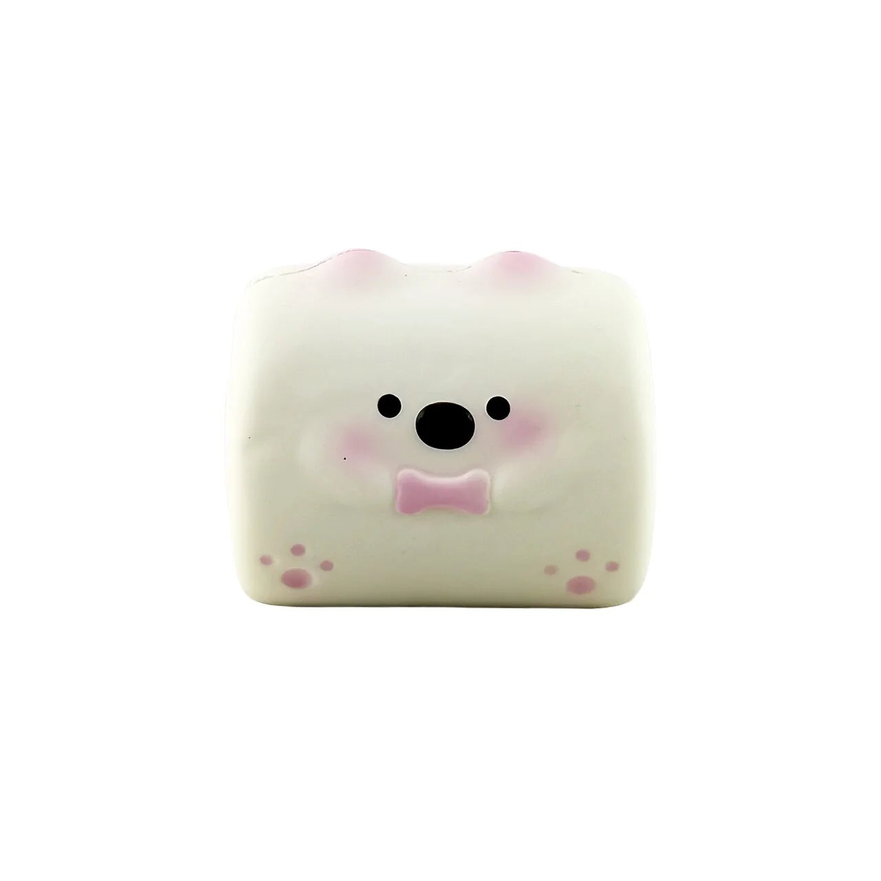 Mooshies | Donkey Rolls Slow Rise Squishy | Stress Relief Toy - White/Pink
