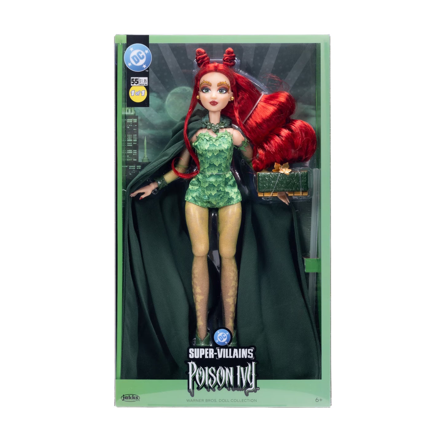DC Poison Ivy Collector Fashion Doll with Doll Stand & Accessories