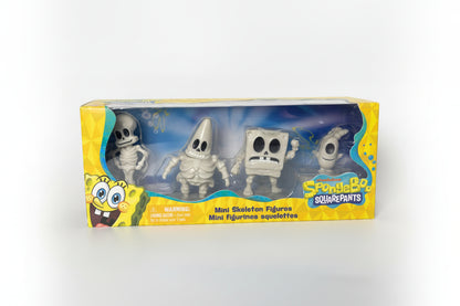SpongeBob SquarePants Mini Skeleton Figure Set | 4 Character Figures