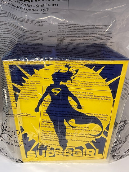Supergirl Movie Popcorn Tub | Yellow & Blue