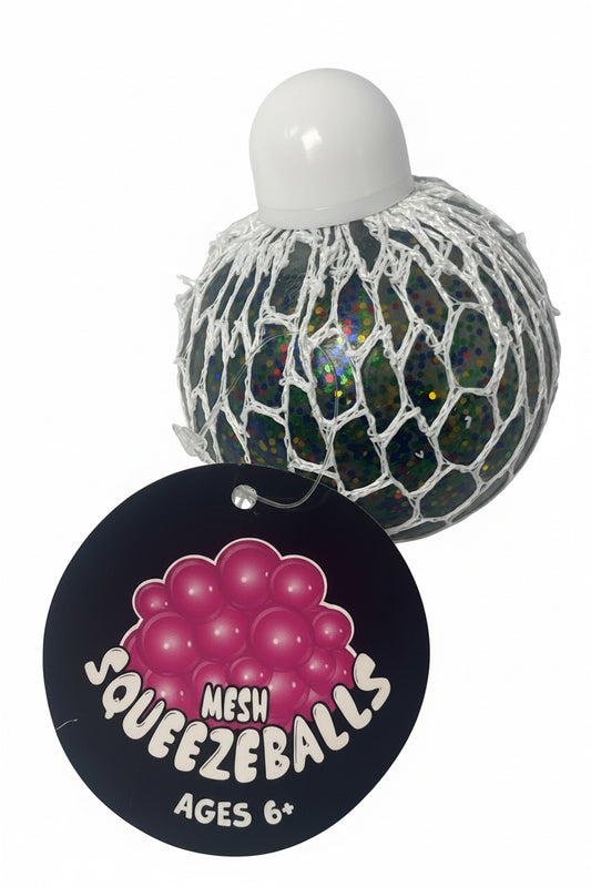 Mesh Squeezeballs | Multicolor Glitter