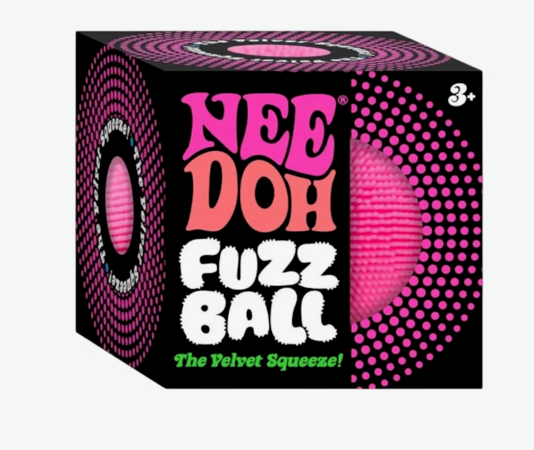 NeeDoh Fuzz Ball Velvet Stress Ball | Multiple Colors Available