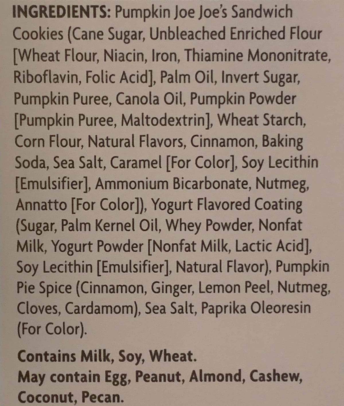 Trader Joe's | Pumpkin Spiced Joe-Joe's | Sandwich Cookies | Pack of 2