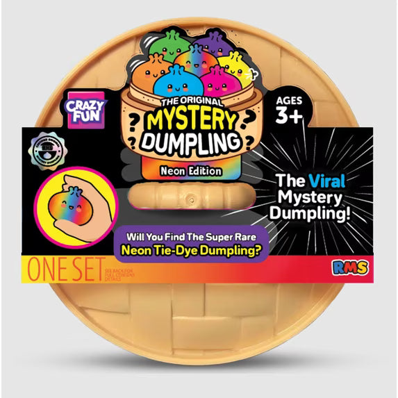 Crazy Fun | Neon Tie Dye Squishy | Mystery Dumpling