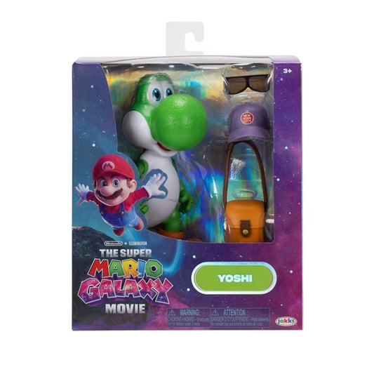 Jakks Pacific | Super Mario Galaxy Movie Yoshi Figure | 5-Inch