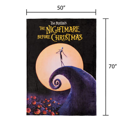 Disney Classic | VHS Boxed Silk Touch Throw, 50" x 70" | The Nightmare Before Christmas