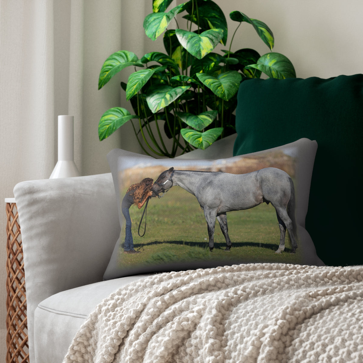 Amazing Grace Ranch | AGR Clark Kent | Throw Pillow
