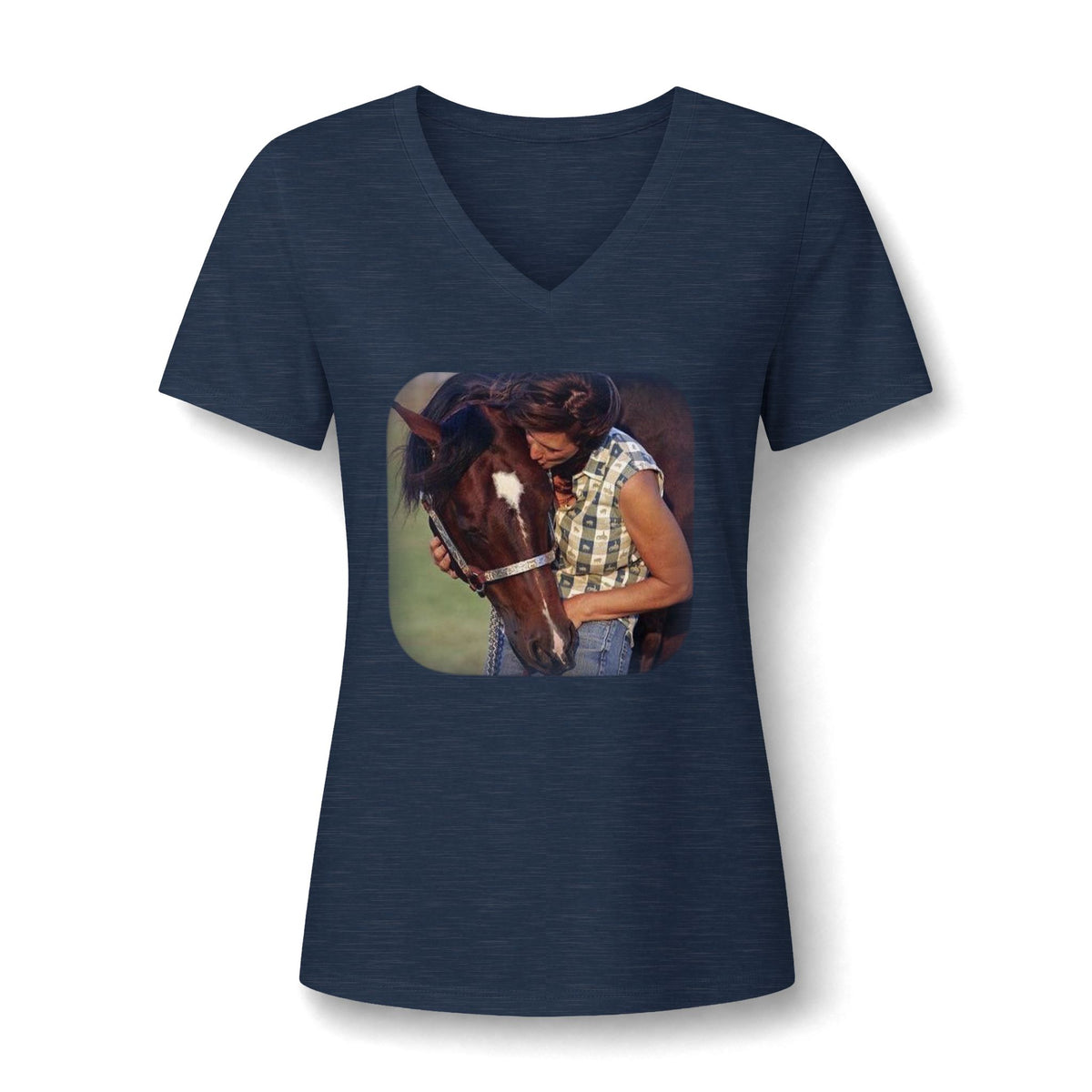 Amazing Grace Ranch | Tomcat Chex | Women's V-Neck Tee 2 | Choose Color