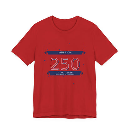 America 250 Anniversary T-Shirt — USA 1776–2026 Bicentennial Celebration Tee