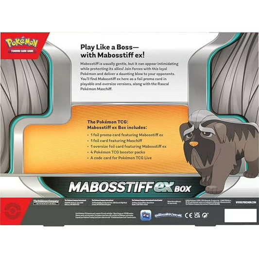 Pokémon TCG Mabosstiff EX Box