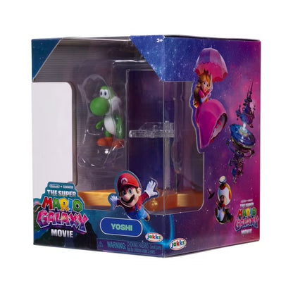 Super Mario Galaxy Movie | Yoshi 1.5" Action Figure W/ Star Launcher
