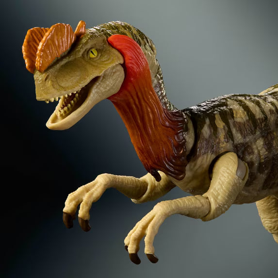 Hammond Collection | Dilophosaurus | Jurassic World Dinosaur Figure | Mattel