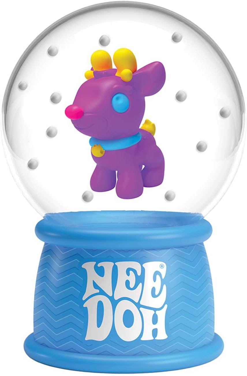 Nee Doh | Snow Globe | Squish N Flow | One Random Assorted Color
