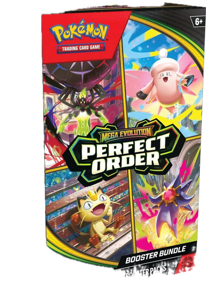 Pokémon TCG | Mega Evolution | Perfect Order Booster Bundle | 6 Booster Packs
