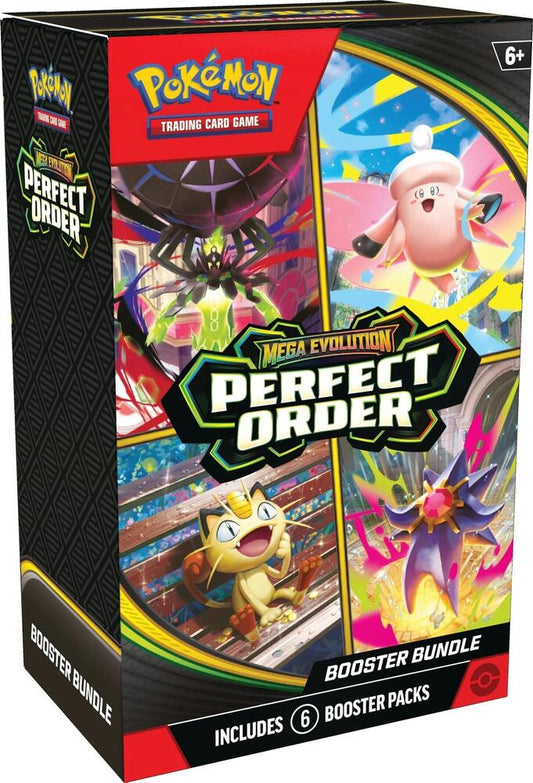 Pokémon TCG | Mega Evolution | Perfect Order Booster Bundle | 6 Booster Packs