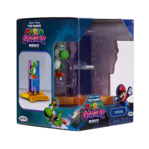 Super Mario Galaxy Movie | Yoshi 1.5" Action Figure W/ Star Launcher