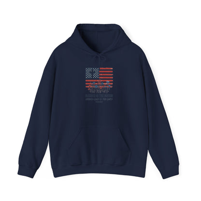 Blessed Is the Nation | Flag Cross Tee | Faith & Freedom 4th of July