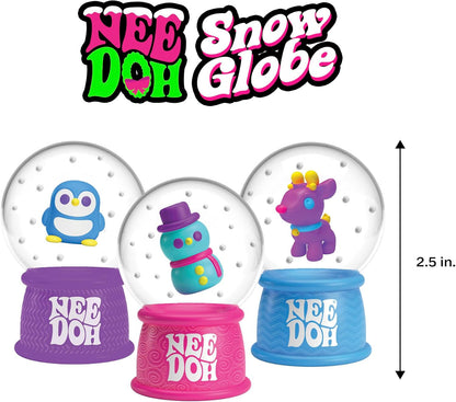 Nee Doh | Snow Globe | Squish N Flow | One Random Assorted Color