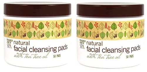 Spa Natural Facial Cleansing Pads with Tea Tree Oil (2 Pack)