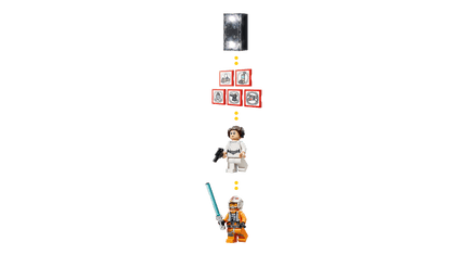 LEGO SMART Play | Star Wars | Luke's Red Five X-Wing #75423