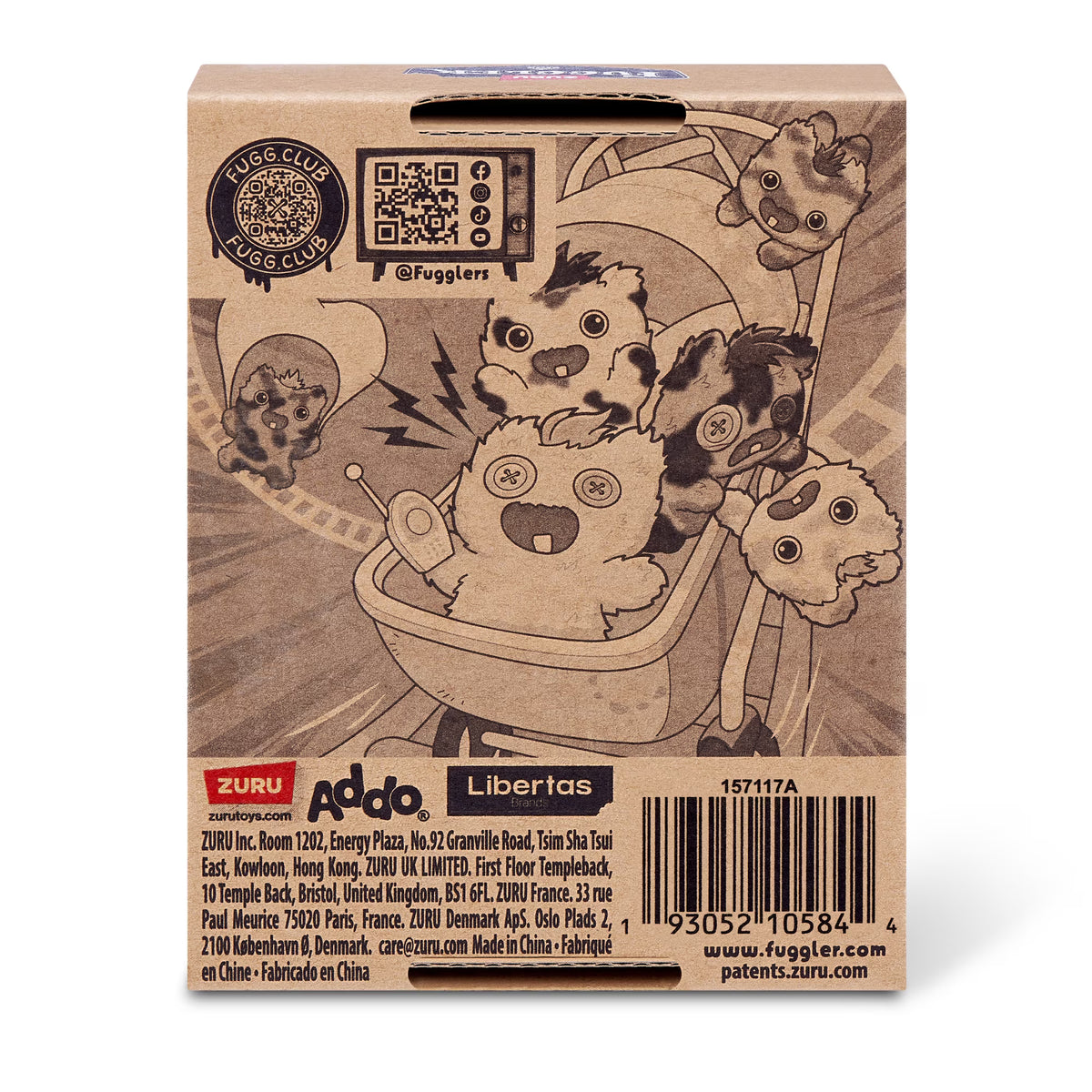 ZURU | Fuggler Baby Fugg Screech Edition 3.5" | Blue & Grey