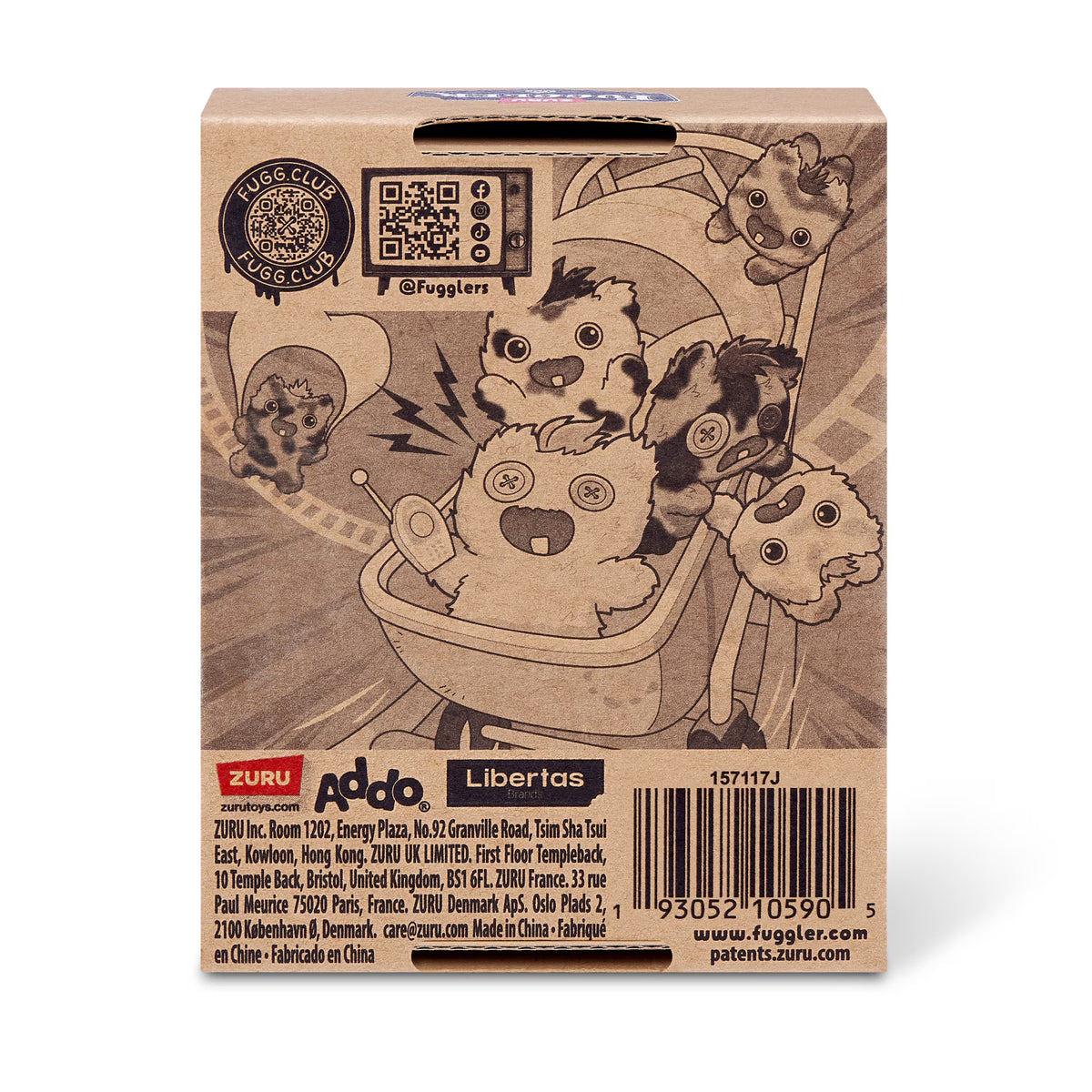 ZURU | Fuggler Baby Fugg Screech Edition 3.5" | Black & White