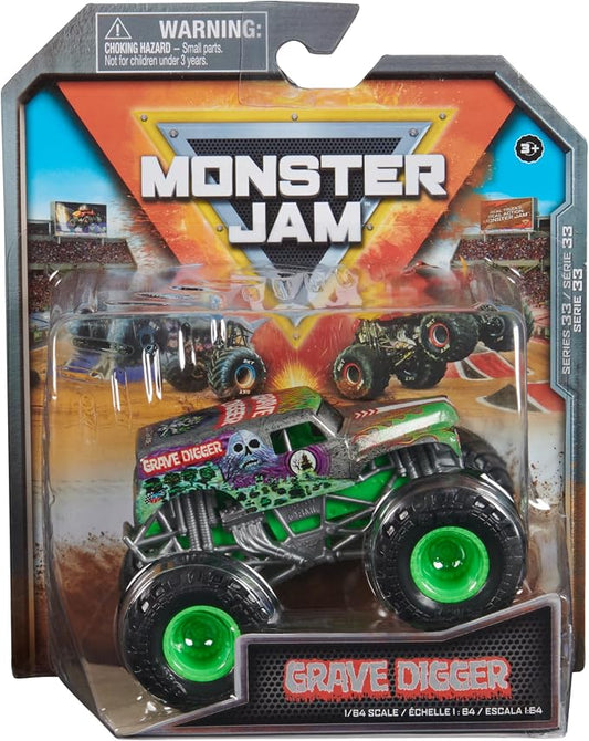 Spin Master | Monster Jam Grave Digger | 1:64 Scale Die-Cast Monster Truck