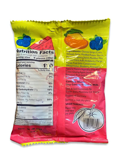 Trader Joe's Fruity Gummy Candies | 2 Pack