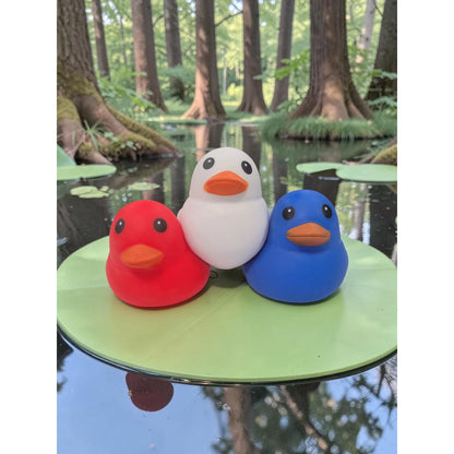 Sunny Days | Patriotic Squishy Duck Set | Red, White & Blue | Set of 3
