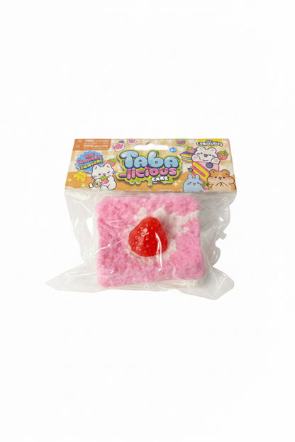Taba-Licious Pink Cake Squishy Toy