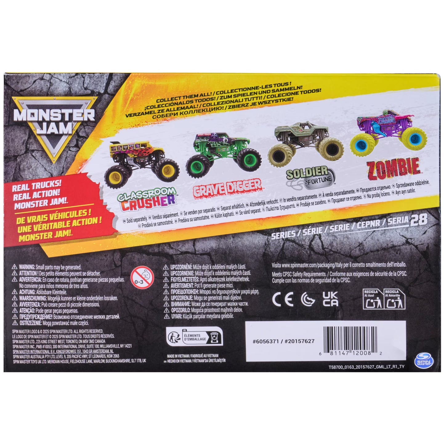 Monster Jam | Soldier of Fortune | 1:24 Scale Die-Cast Monster Truck
