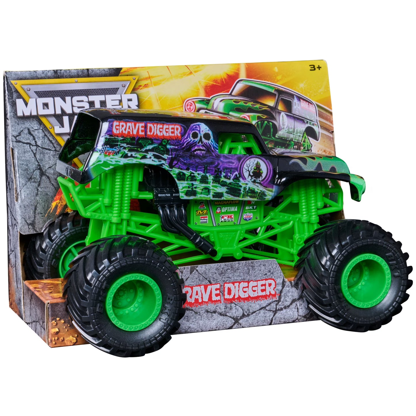 Monster Jam | Grave Digger | 1:64 Diecast Truck Series 28 | Spin Master