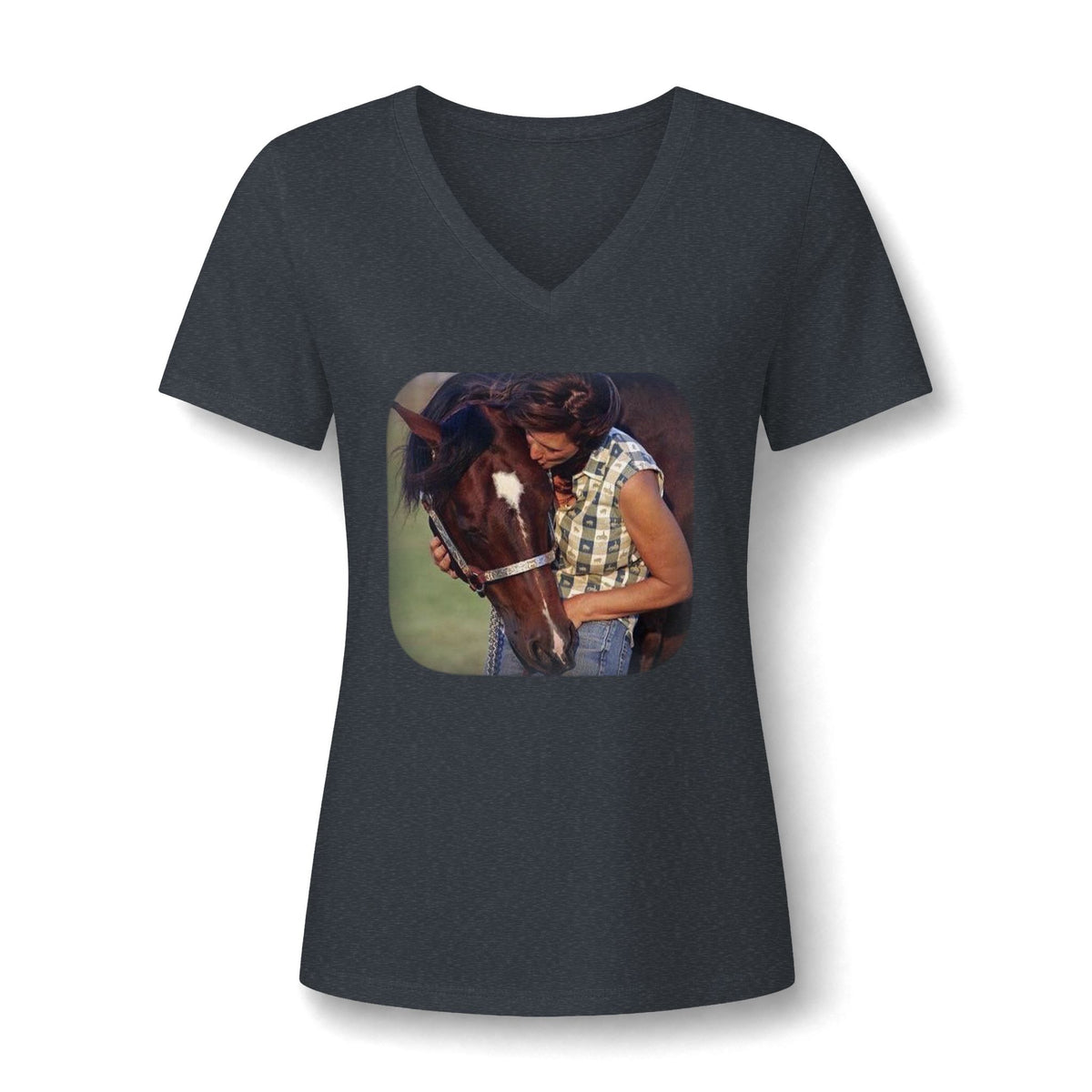 Amazing Grace Ranch | Tomcat Chex | Women's V-Neck Tee 2 | Choose Color