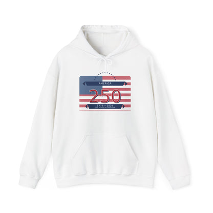 250 Years of Freedom Hoodie | America 250th Anniversary | Patriotic Sweatshirt | Choose Color