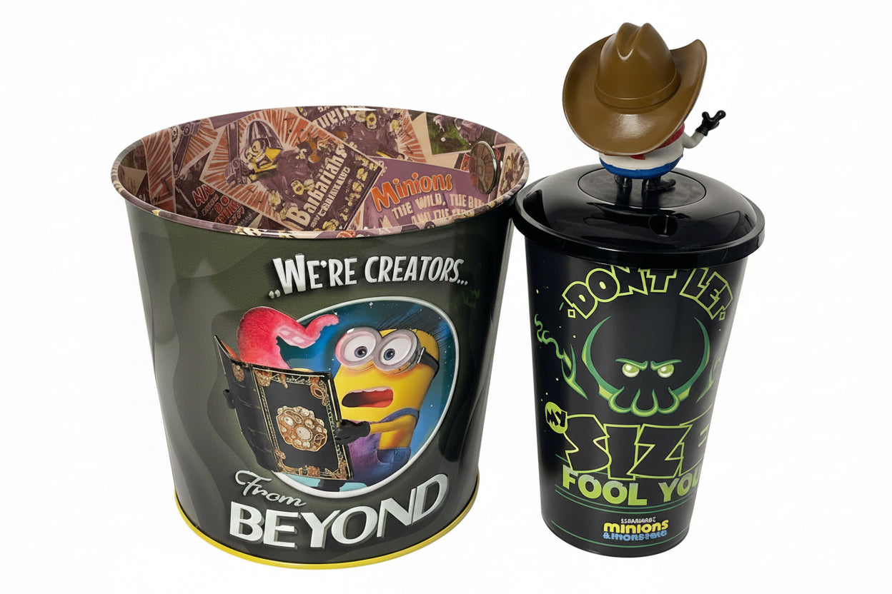 Minions & Monsters | Cup & Bucket Set | Collectible Drinkware