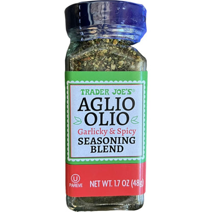 Trader Joe's Aglio Olio Garlicky & Spicy Seasoning Blend, 1.7oz 3 Pack