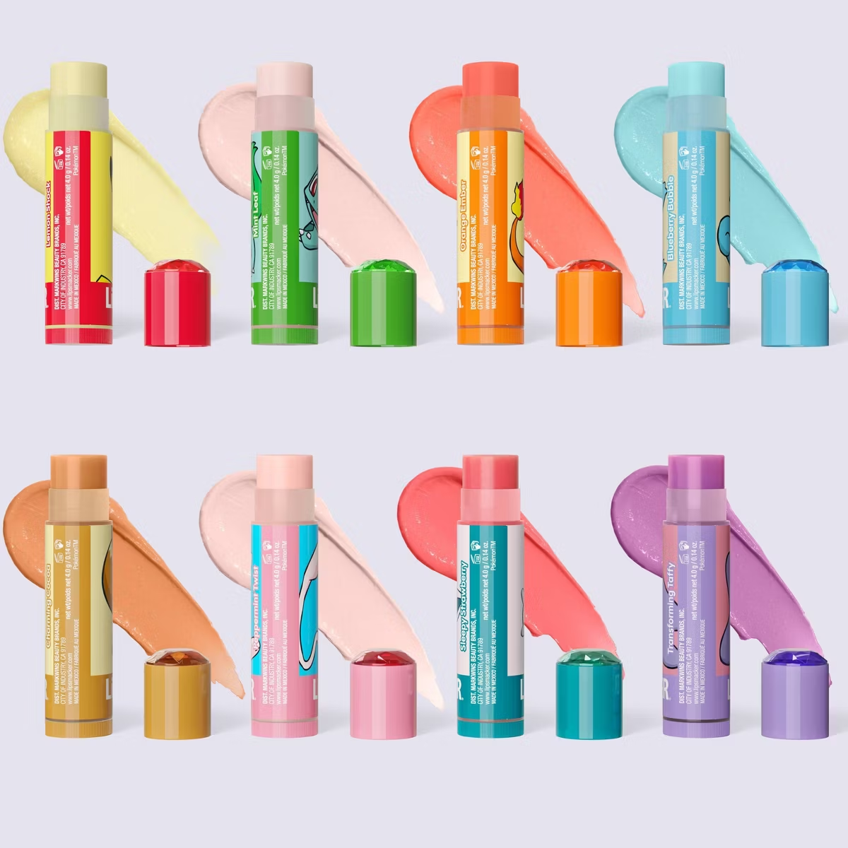 Pokémon Lip Smacker 8pc Lip Balm Set