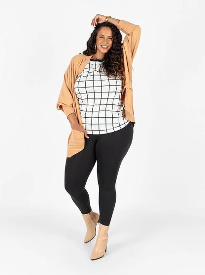 LuLaRoe TC2 Leggings  (Fits Sizes 18-24) - Solid Black
