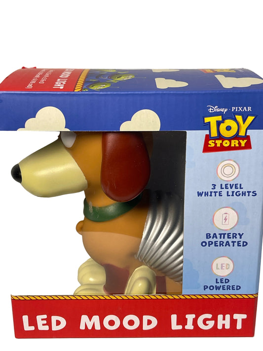 Disney Pixar Toy Story A Pup Named Scooby box-packaged LED mood light toy, showing the figure through a clear plastic window on a white background.