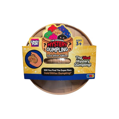 Crazy Fun Mystery Squishy Dumpling | Gold Glitter Edition | Random Color