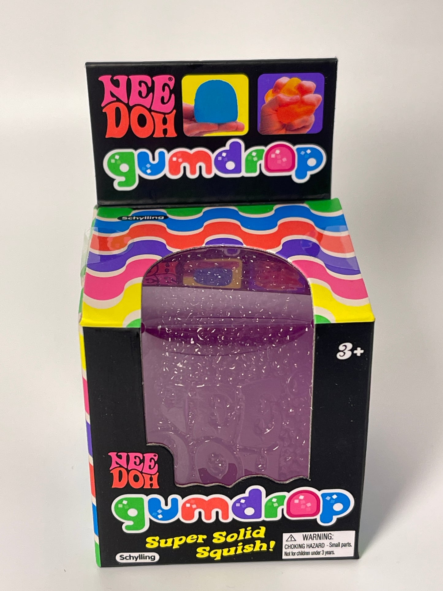 Needoh Gumdrop | Squishy Fidget Toy (Purple)