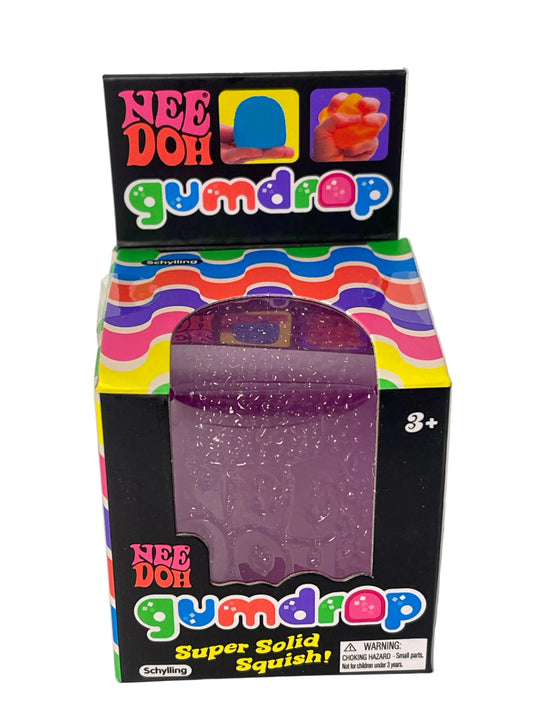 Needoh Gumdrop | Squishy Fidget Toy (Purple)