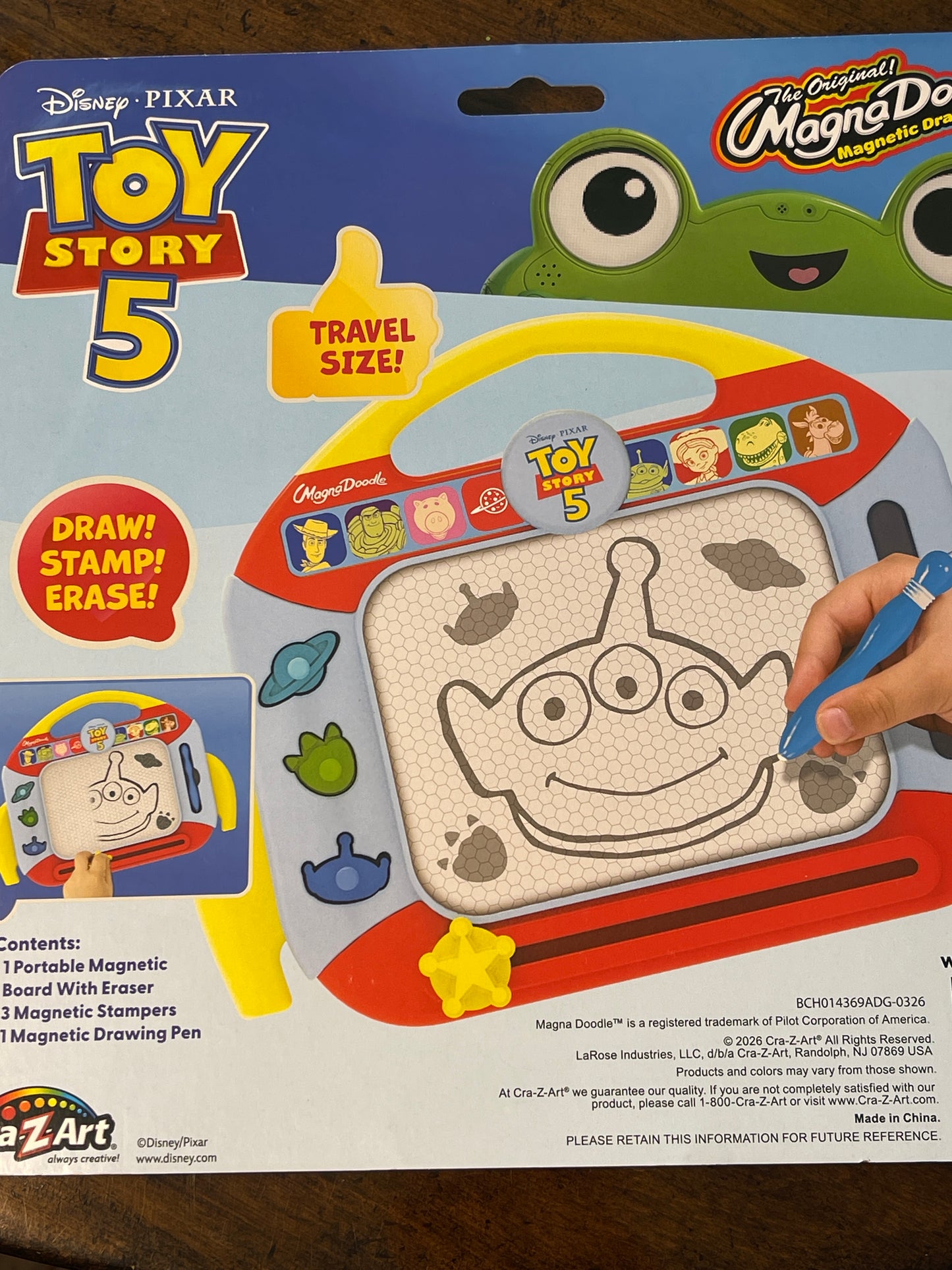 Toy Story 5 Magna Doodle - Magnetic Drawing Board
