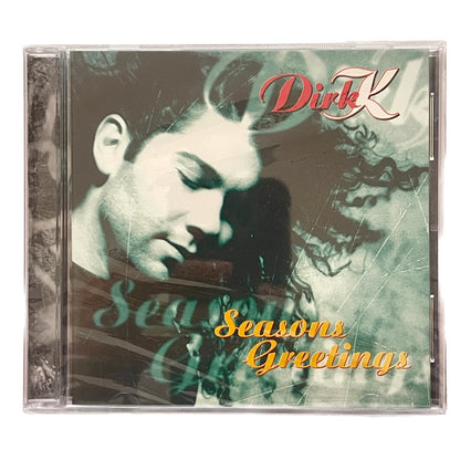 CD cover of 'Sea Seasons Greetings' by Dirk K with a person's face and text.