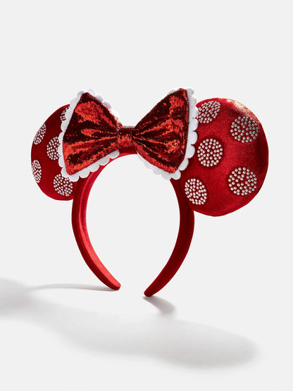BaubleBar x Disney Minnie Mouse Red & Pearl Ears Headband