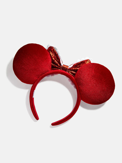 BaubleBar x Disney Minnie Mouse Red & Pearl Ears Headband