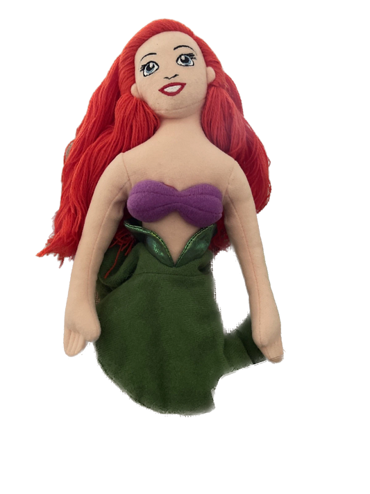 New Disney Store Ariel The Little Mermaid Bean Bag Plush