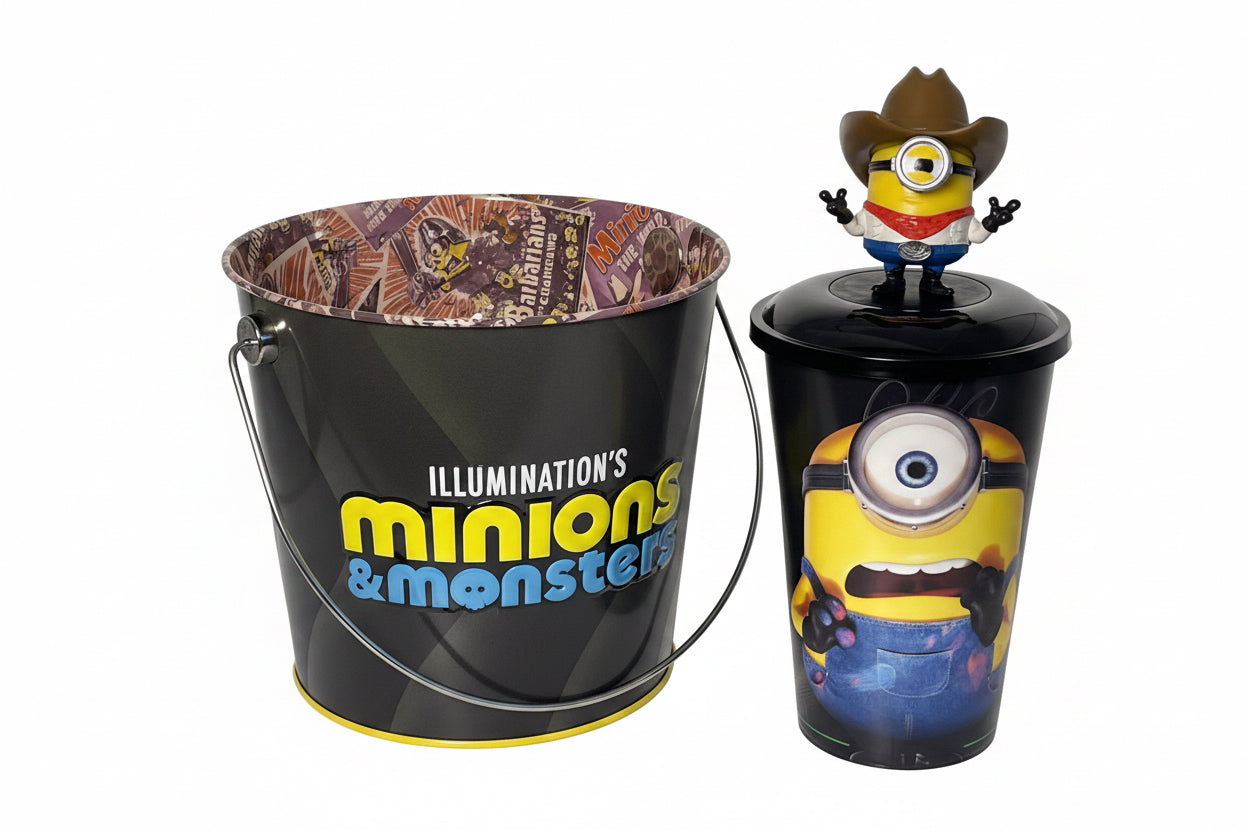 Minions & Monsters | Cup & Bucket Set | Collectible Drinkware