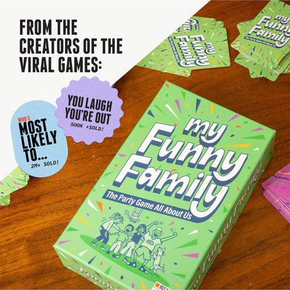 My Funny Family | DSS Games Fun Card Game for Kids, Adults & Families